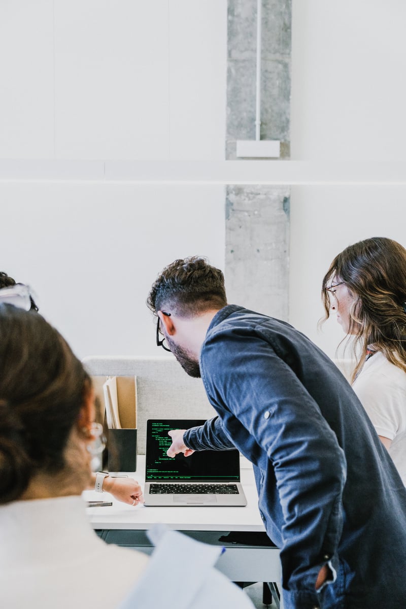 Cool Corporate Team Working in an Office